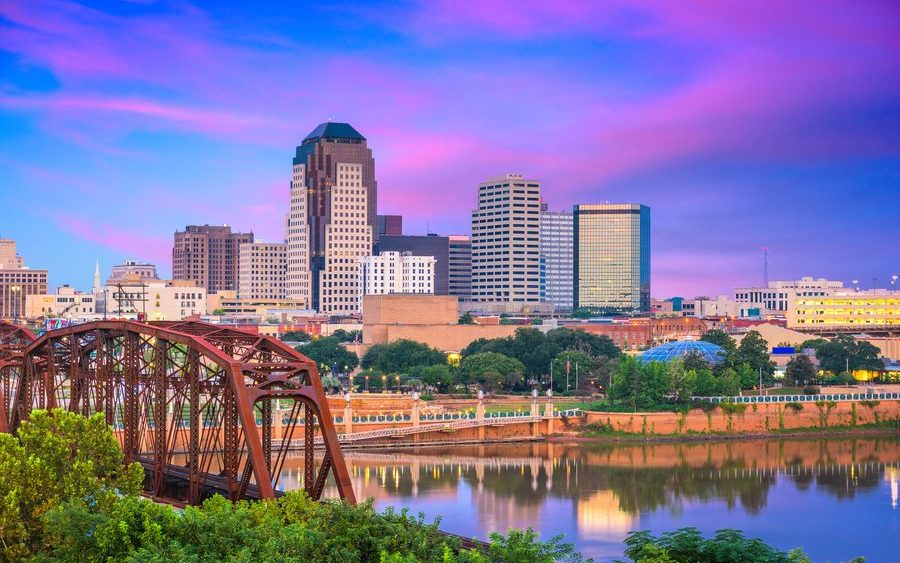 Shreveport skyline