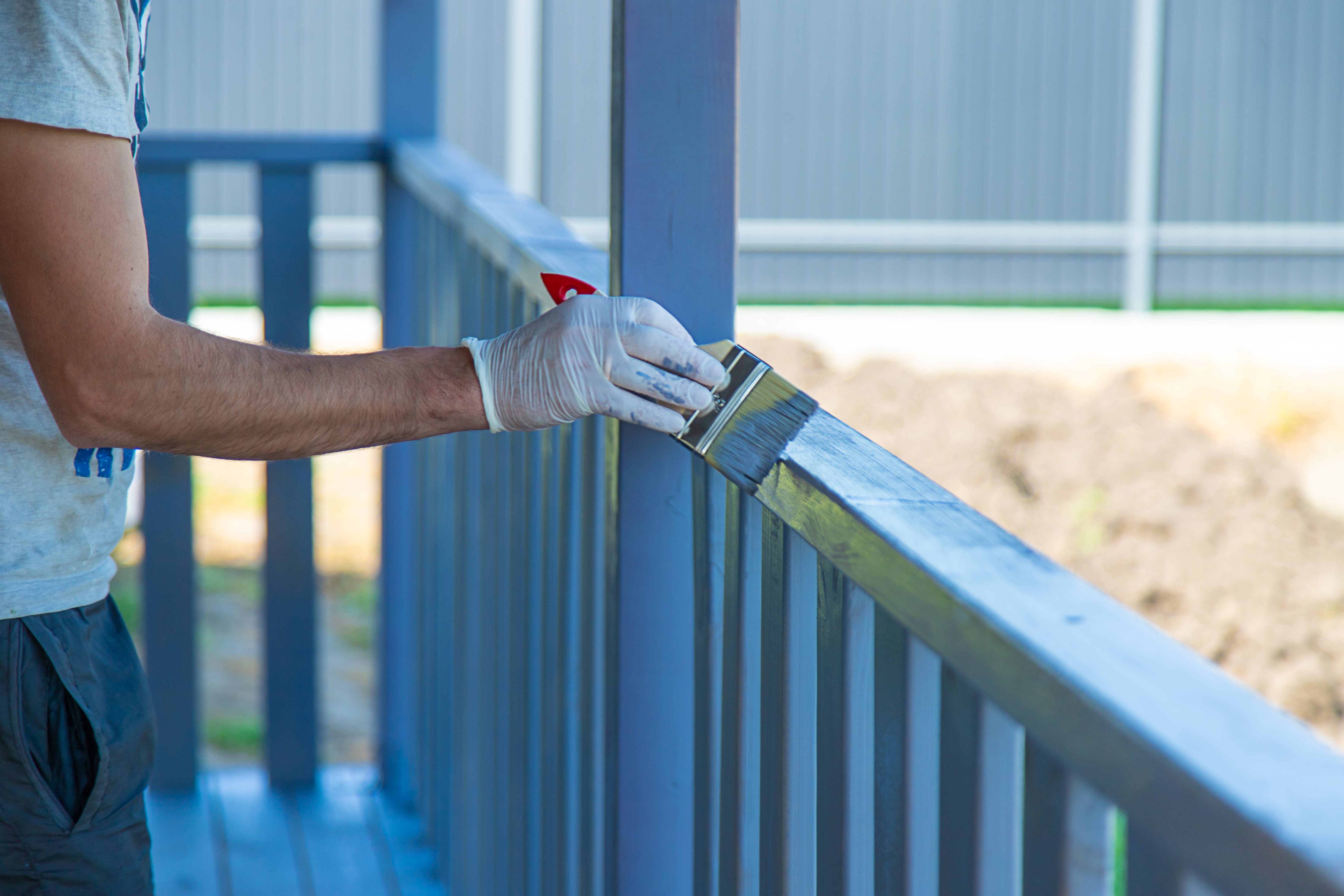 residential deck painting